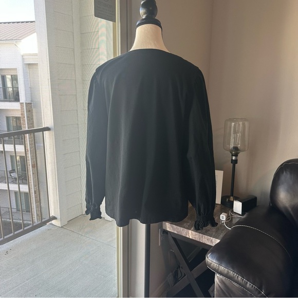 Jessica Simpson Puff Sleeve Blouse Size‎ Large NWOT - Picture 3 of 5